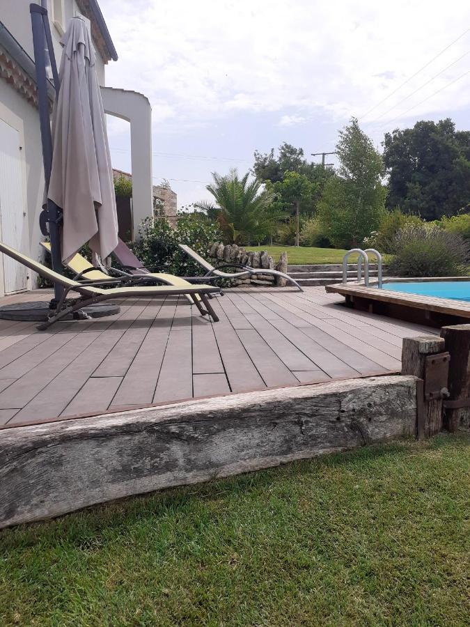 Villa Accueillante A Colonzelle Avec Piscine Privee Exterior photo